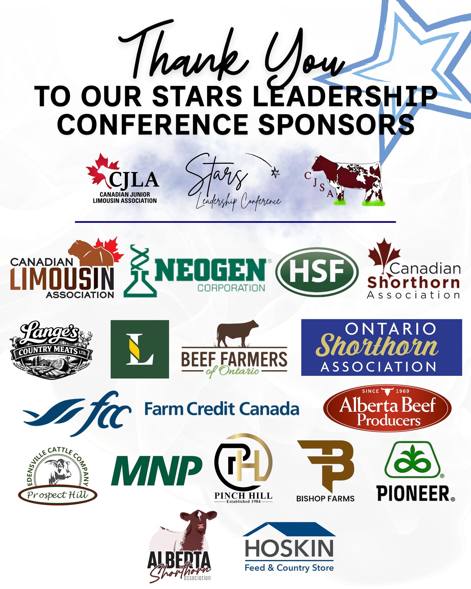 2026 Thank You Sponsors